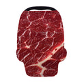 Red Meat Print Baby Seat Cover