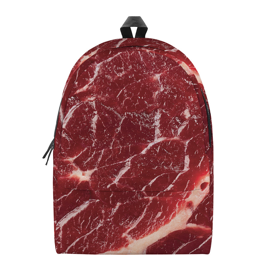 Red Meat Print Backpack