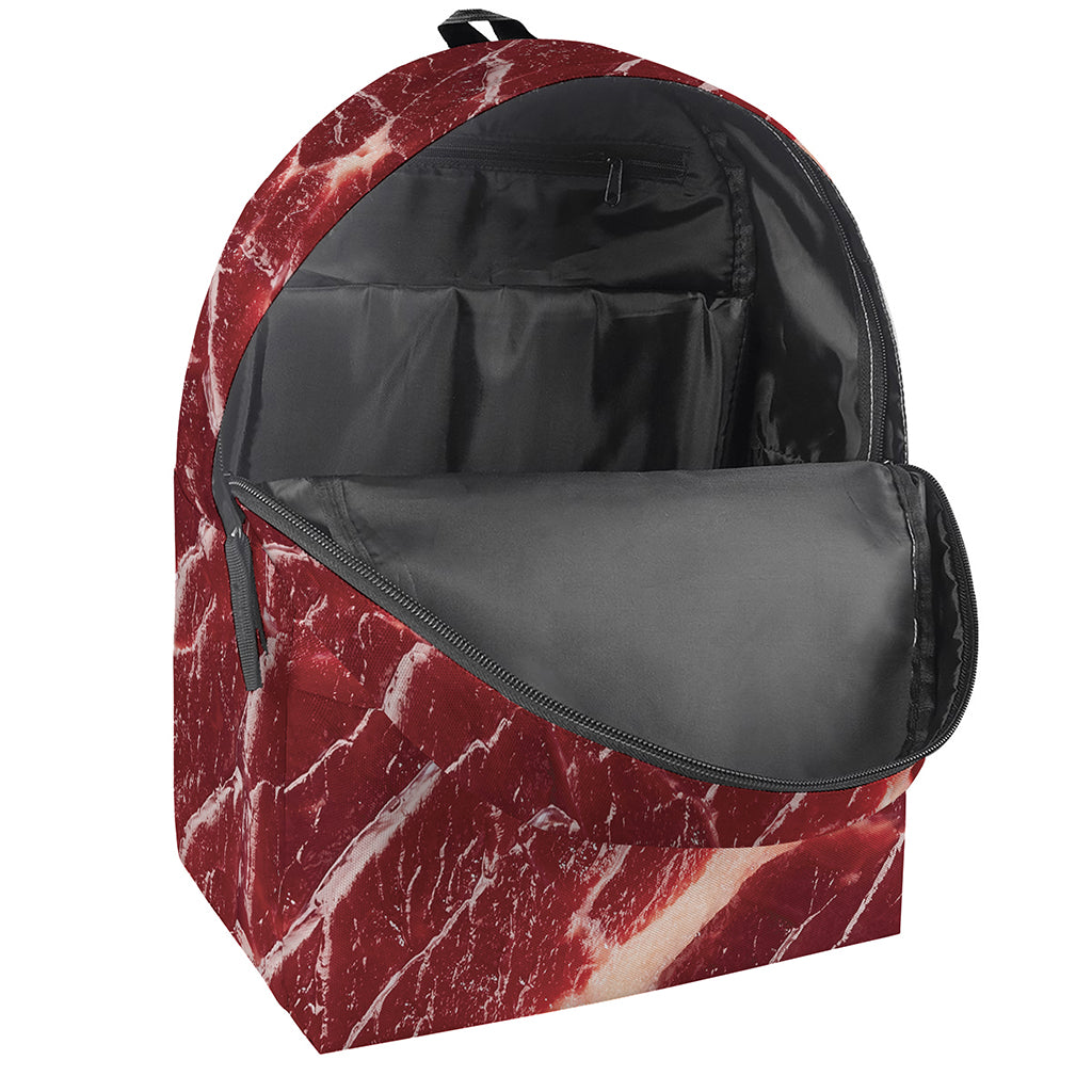 Red Meat Print Backpack