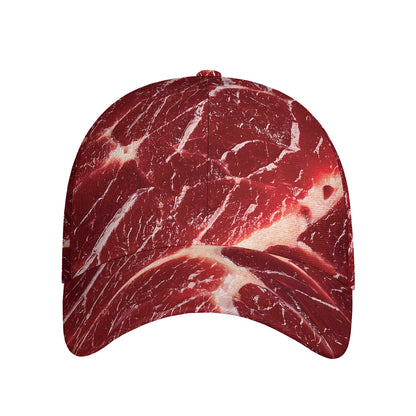 Red Meat Print Baseball Cap