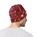 Red Meat Print Beanie