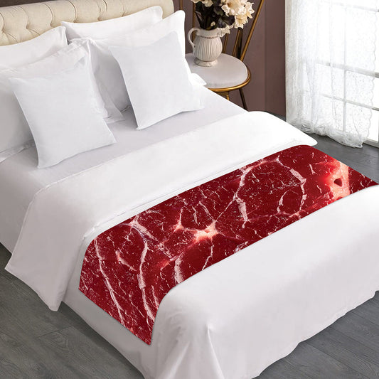 Red Meat Print Bed Runner