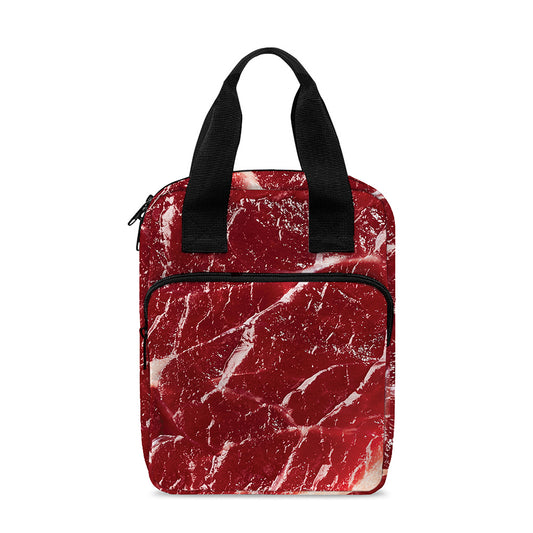 Red Meat Print Bible Tote Bag