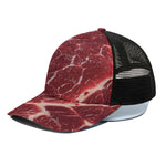 Red Meat Print Black Mesh Trucker Cap