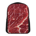 Red Meat Print Casual Backpack