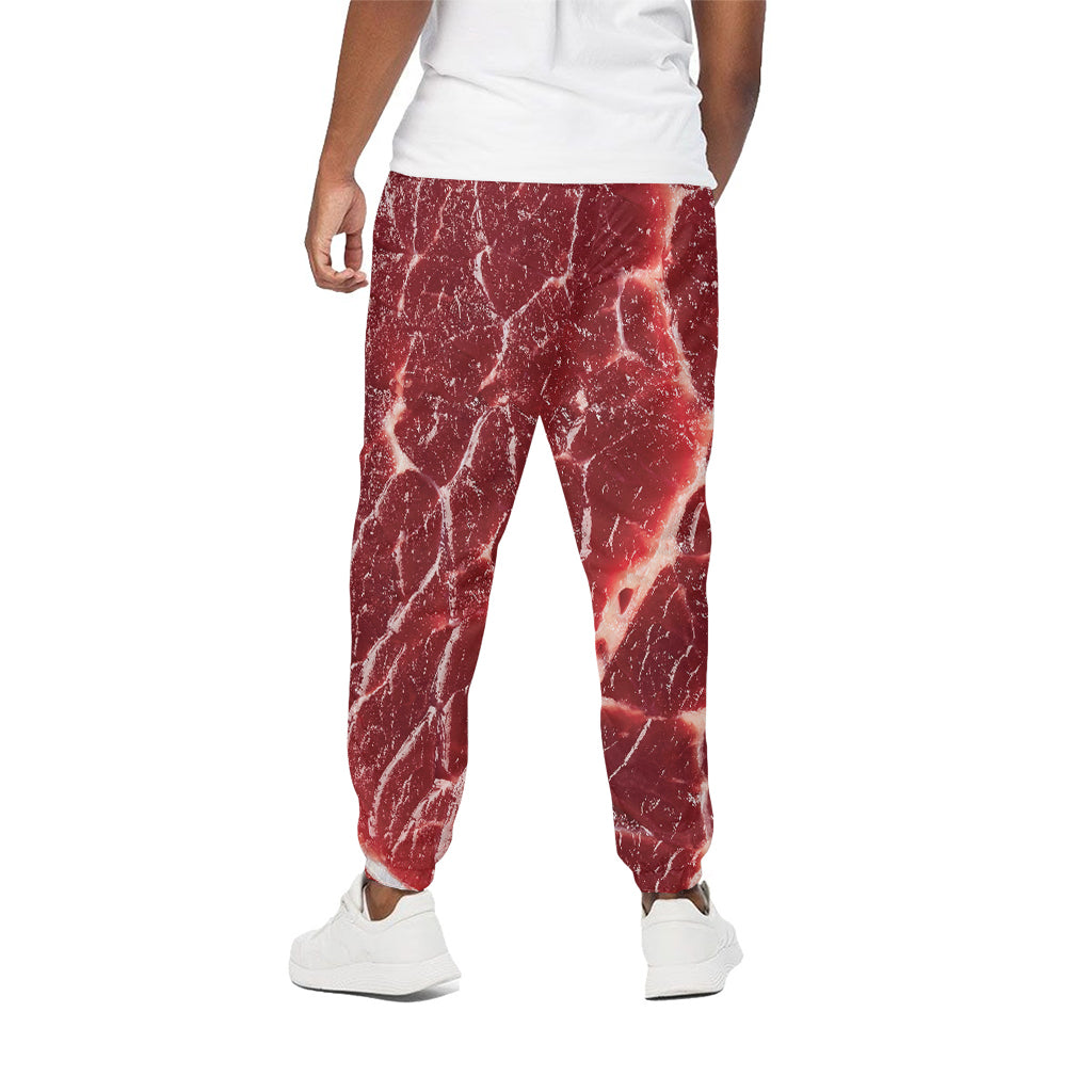 Red Meat Print Cotton Pants