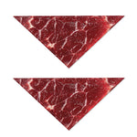 Red Meat Print Dog Bandana
