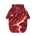 Red Meat Print Dog Zip Up Hoodie