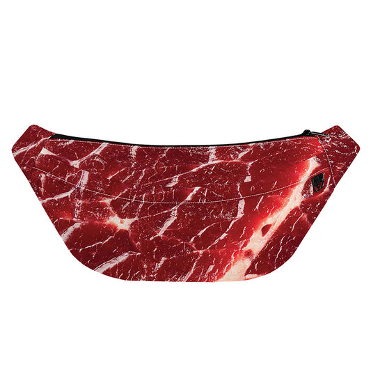 Red Meat Print Fanny Pack