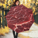 Red Meat Print Foldable Umbrella