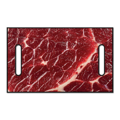 Red Meat Print Golf Cart Seat Cover