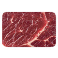 Red Meat Print Indoor Door Mat