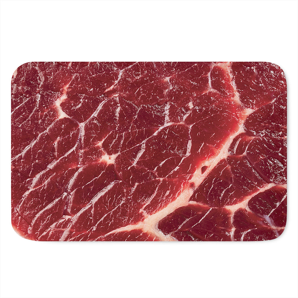 Red Meat Print Indoor Door Mat