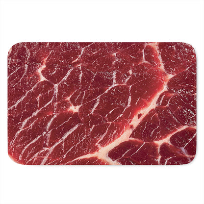 Red Meat Print Indoor Door Mat