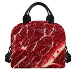 Red Meat Print Insulated Lunch Bag