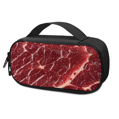 Red Meat Print Insulin Cooler Travel Case