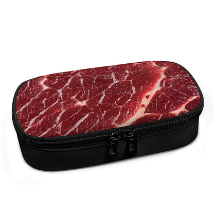 Red Meat Print Insulin Cooler Travel Case