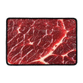 Red Meat Print Kitchen Mat