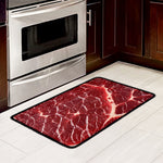 Red Meat Print Kitchen Mat