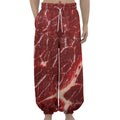 Red Meat Print Lantern Pants