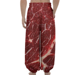 Red Meat Print Lantern Pants