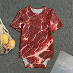 Red Meat Print Men's Bodysuit