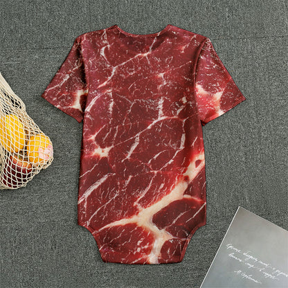 Red Meat Print Men's Bodysuit