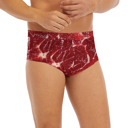 Red Meat Print Men's Briefs