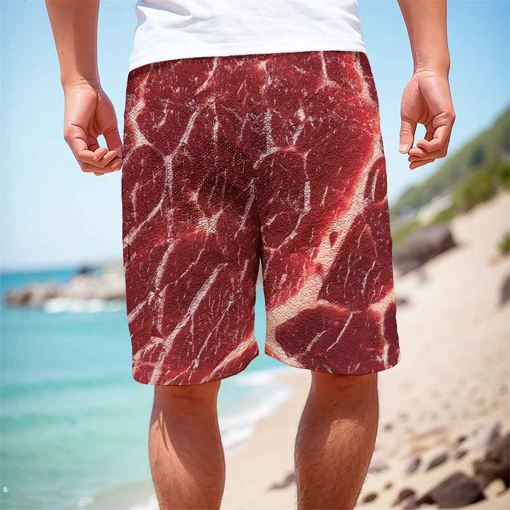 Red Meat Print Men's Cargo Shorts