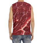 Red Meat Print Men's Fitness Tank Top