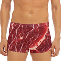 Red Meat Print Men's Short Boxer Briefs