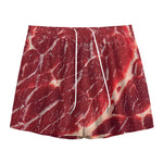 Red Meat Print Mesh Shorts