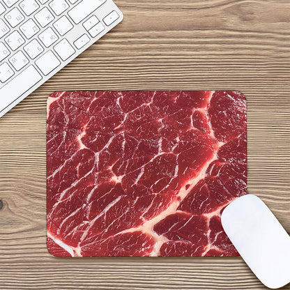 Red Meat Print Mouse Pad