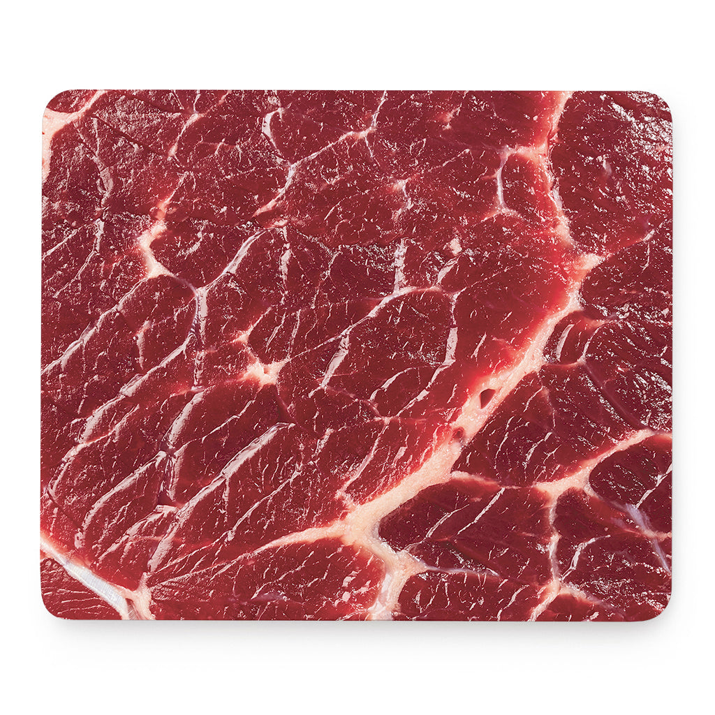 Red Meat Print Mouse Pad