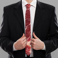 Red Meat Print Necktie