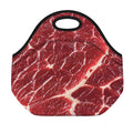 Red Meat Print Neoprene Lunch Bag