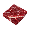 Red Meat Print Outdoor Seat Cushion Cover