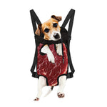 Red Meat Print Pet Carrier Backpack