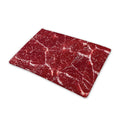 Red Meat Print Pet Cooling Mat Cover
