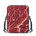 Red Meat Print Rectangular Crossbody Bag