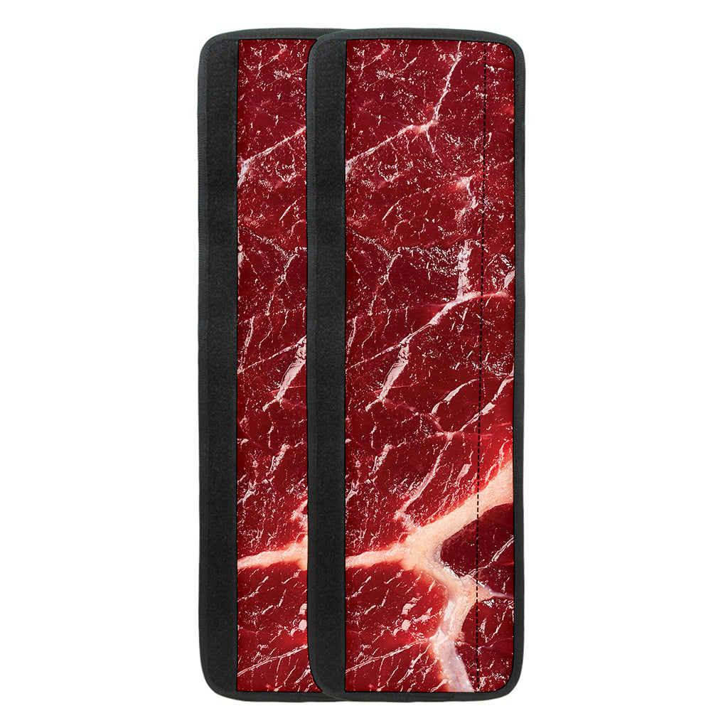 Red Meat Print Refrigerator Handle Covers