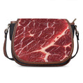 Red Meat Print Saddle Bag