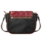 Red Meat Print Saddle Bag