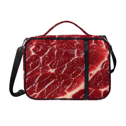 Red Meat Print Shoulder Strap Bible Bag
