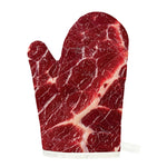 Red Meat Print Single Oven Mitt