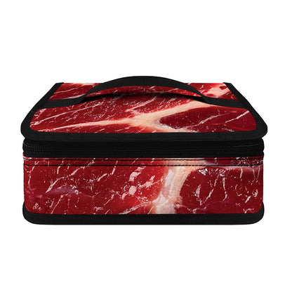 Red Meat Print Small Lunch Bag