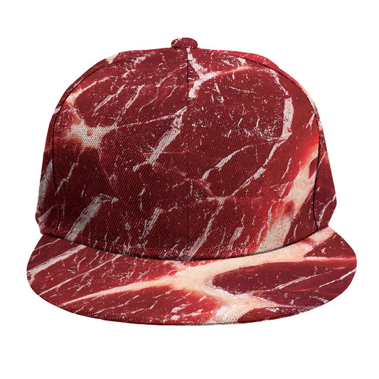 Red Meat Print Snapback Cap