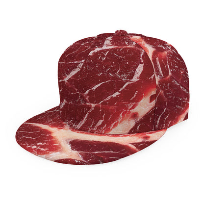 Red Meat Print Snapback Cap