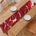 Red Meat Print Table Runner