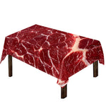 Red Meat Print Tablecloth